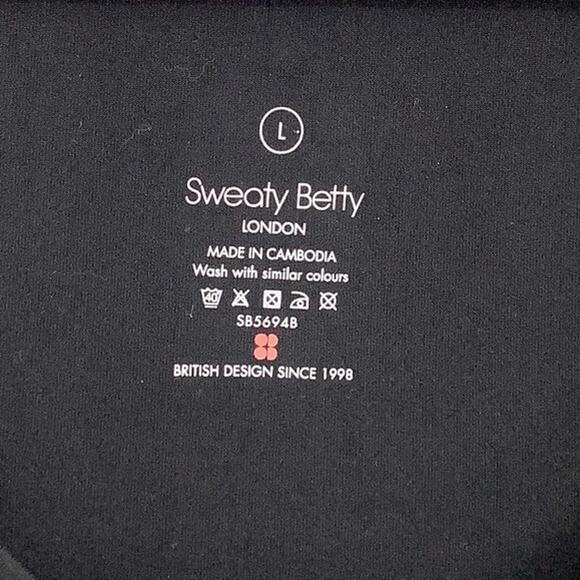 Sweaty Betty Size Large Black Gary Jogger Jumpsuit Racerback Scoop Neck OS30-4 - Picture 5 of 9